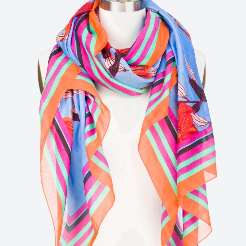 Diane Von Furstenberg floral print scarf